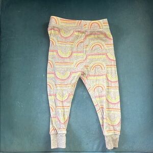 Old Navy Kids Leggings with Rainbow Pattern - Gray and Multicolor